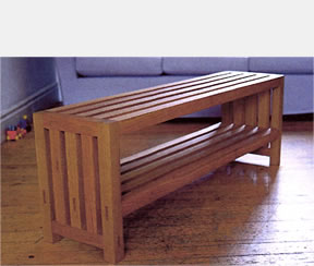 oak bench